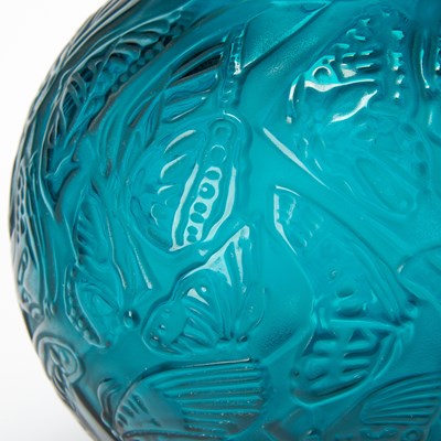 Lot 532 - Lalique Molded Glass "Nymphale" Vase
