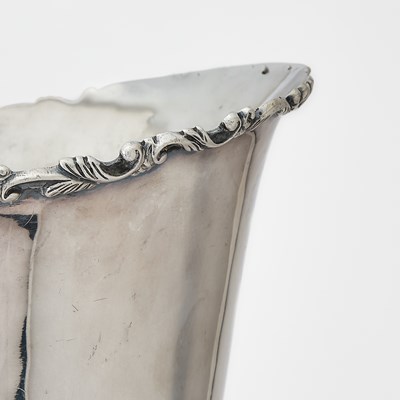 Lot 312 - Pair of Mexican Sterling Silver Monumental Vases