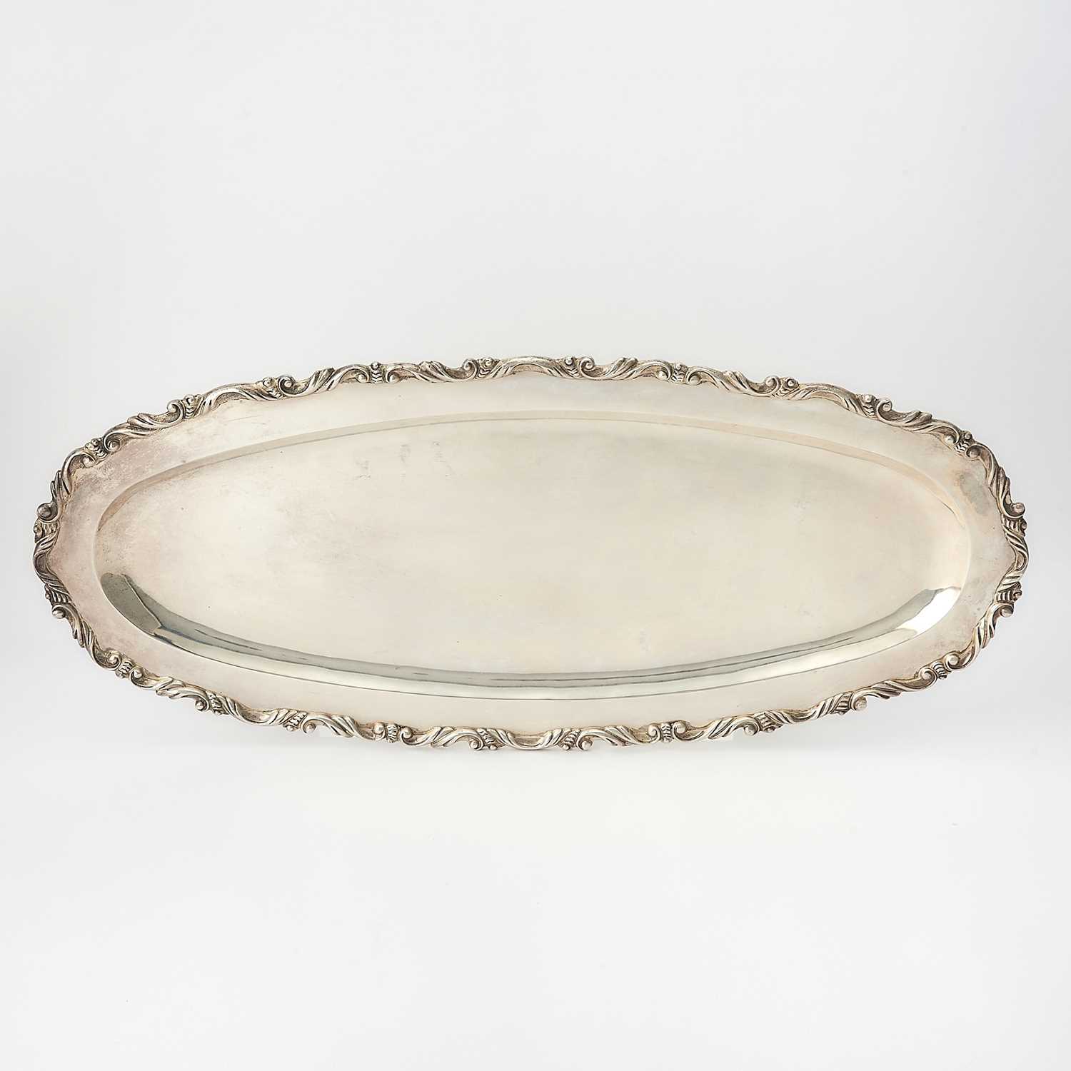 Lot 517 - Mexican Sterling Silver Fish Platter