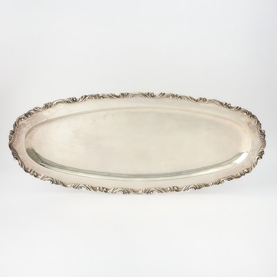 Lot 517 - Mexican Sterling Silver Fish Platter