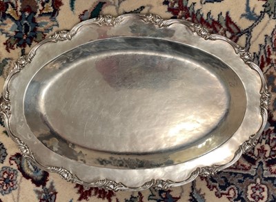 Lot 548 - Set of Three Peruvian Silver Graduated Platters