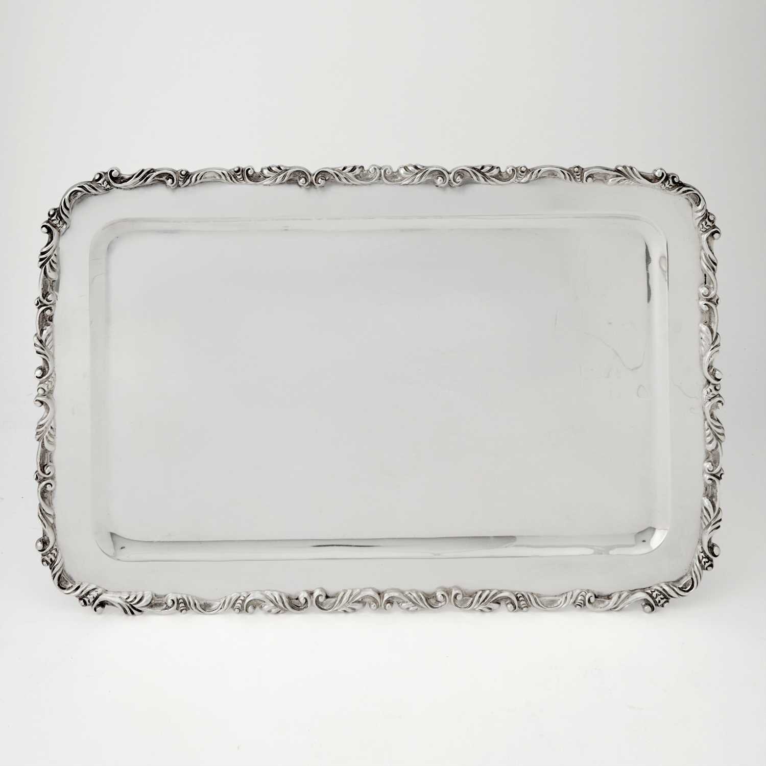 Lot 549 - Mexican Sterling Silver Rectangular Tray