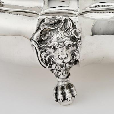 Lot 74 - George II Sterling Silver Covered Soup Tureen