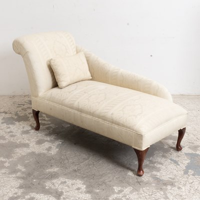 Lot 126 - Cream Upholstered Recamier
