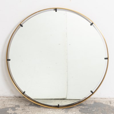 Lot 129 - Round Metal Framed Mirror