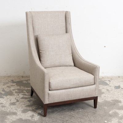Lot 68 - Upholstered Loose-Cushion Armchair