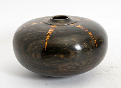 Lot 360 - Painted Maple Burlwood Vase