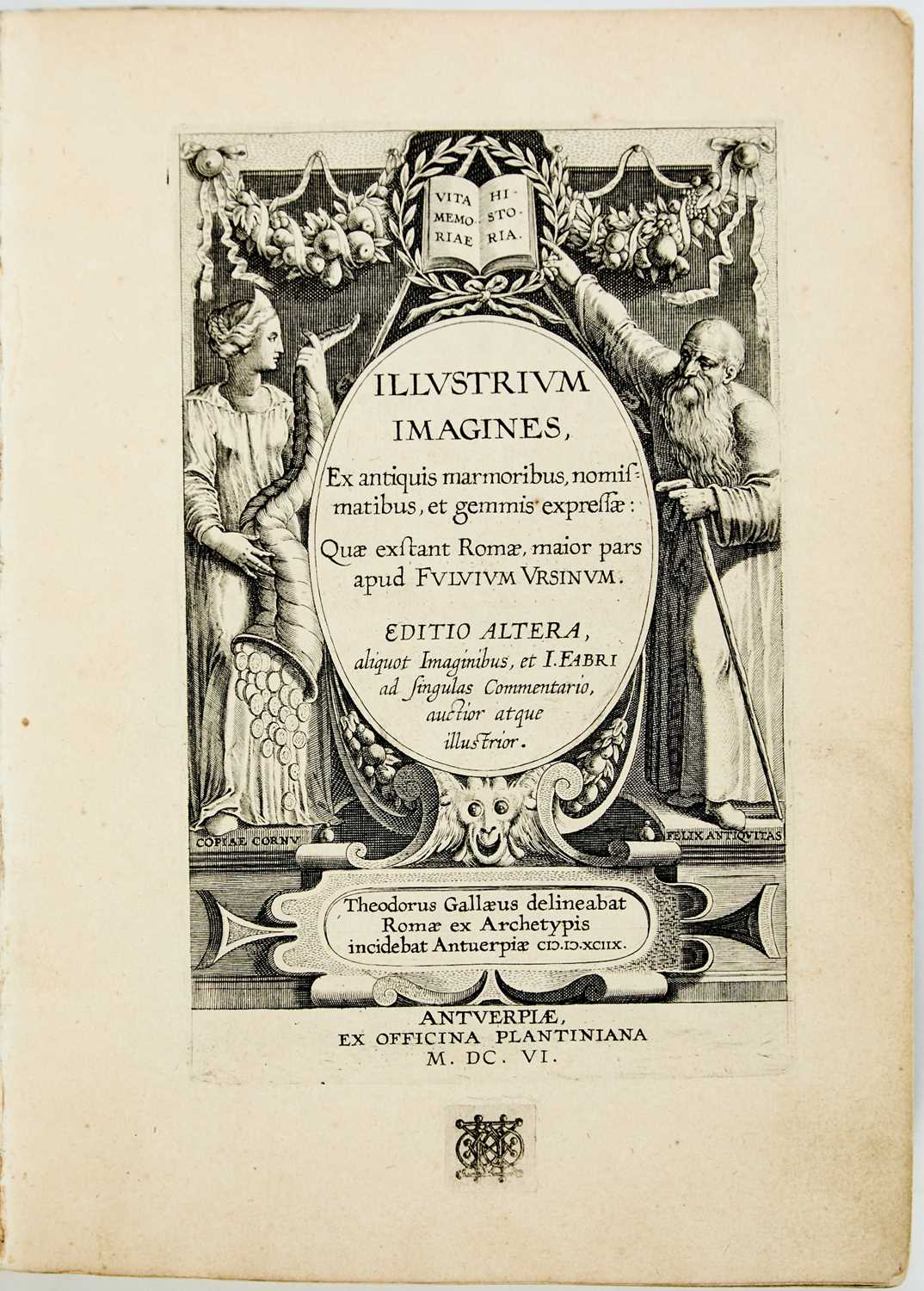 Lot 26 - Ancient portraiture, illustrated, in a handsome contemporary binding