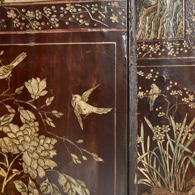 Lot 102 - Chinese Coromandel Eight-Panel Screen