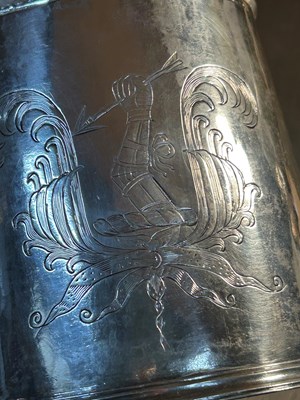 Lot 65 - Irish Provincial Charles II Sterling Silver Covered Tankard