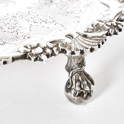 Lot 19 - Irish George II Sterling Silver Salver