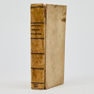 Lot 8 - The first Aldine edition of Herodian's Roman History with early annotations in Greek and Latin