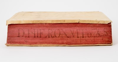 Lot 16 - Jerome, printed in Basel, expurgated in Lima