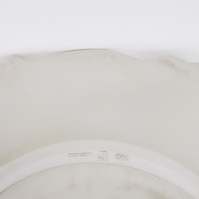 Lot 565 - Set of Twelve Peruvian Silver Bread Plates