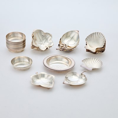 Lot 530 - Group of Tiffany & Co. Sterling Silver Nut Dishes