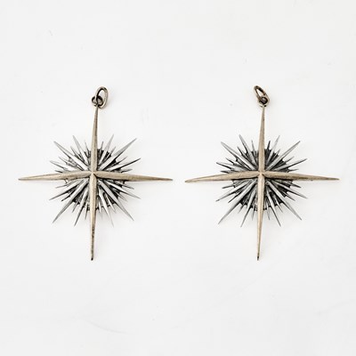 Lot 569 - Seven Buccellati Sterling Silver Christmas Ornaments