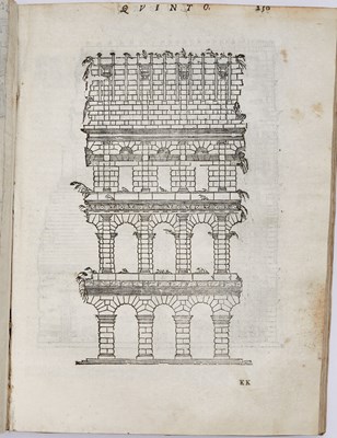 Lot 30 - A scarce Italian edition of Vitruvius