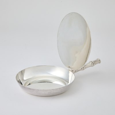Lot 539 - Tiffany & Co. Sterling Silver "Bamboo" Pattern Silent Butler