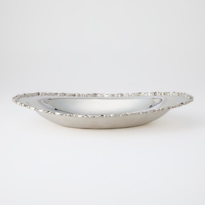Lot 540 - Mexican Sterling Silver Bread Tray