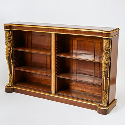 Lot 601 - William IV Parcel Gilt Mahogany Bookcase