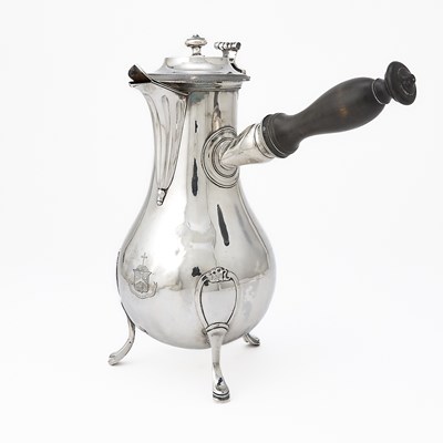Lot 136 - French Sterling Silver Coffee Pot