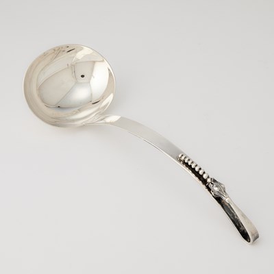 Lot 790 - Mexican Sterling Silver Soup Ladle