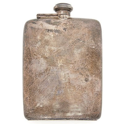 Lot 1262 - Cartier Silver Flask