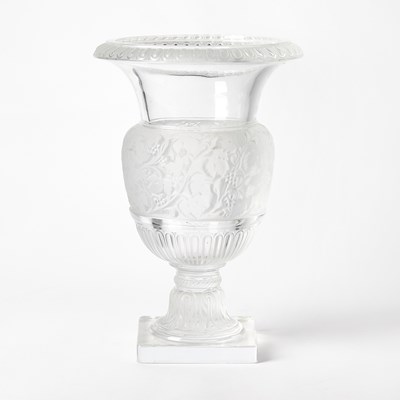 Lot 545 - Lalique Molded Glass "Versailles" Vase