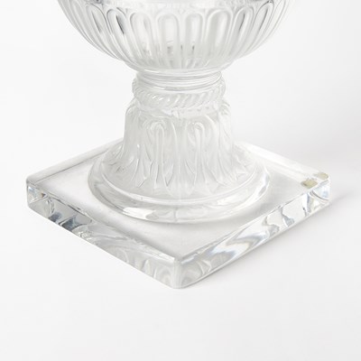 Lot 545 - Lalique Molded Glass "Versailles" Vase