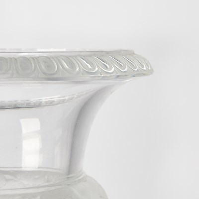 Lot 545 - Lalique Molded Glass "Versailles" Vase