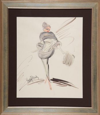 Lot 141 - Ten original Edith Head costume sketches for Shirley MacLaine in What a Way to Go