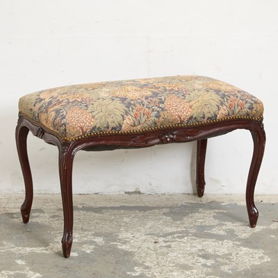 Lot 22 - Louis XV Style Upholstered Bench
