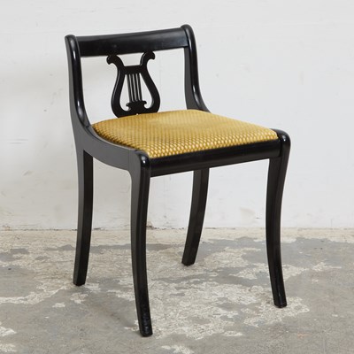 Lot 110 - Ebonzied Music Stool