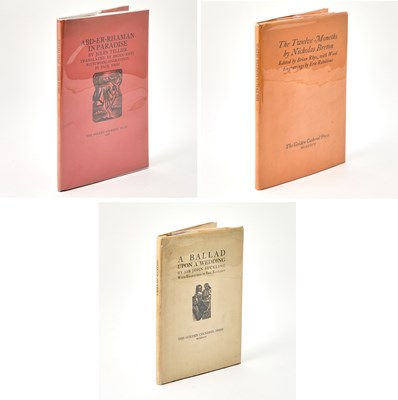 Lot 420 - Three attractive copies of Golden Cockerel Press books illustrated by Ravilious and Nash