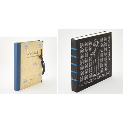Lot 433 - Two fine modern works on marbling