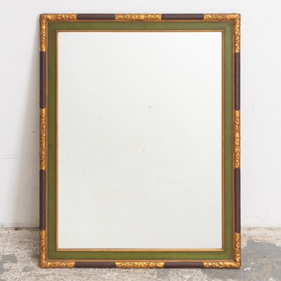 Lot 78 - Painted and Parcel-Gilt Mirror