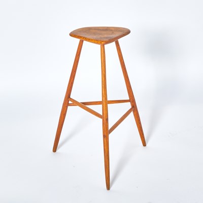 Lot Wharton Esherick Hickory Stool