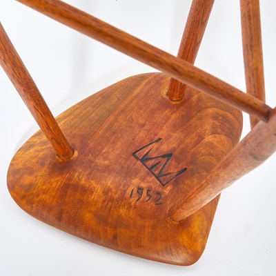 Lot 348 - Wharton Esherick Hickory Stool