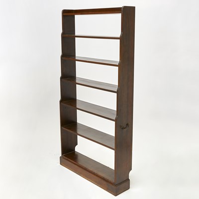 Lot 611 - Regency Style Walnut Open Bookcase