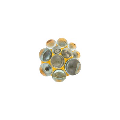 Lot 2 - Pomellato Gold and Cabochon Aquamarine 'Mora' Ring