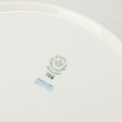 Lot 555 - Set of Twelve Royal Copenhagen Porcelain Dinner Plates