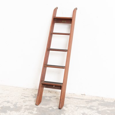 Lot 105 - The R.M.S. Queen Elizabeth Wood Ship's Ladder