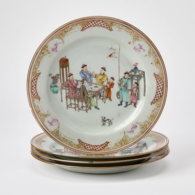 Lot 522 - Group of Four Chinese Export Porcelain Dishes