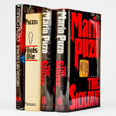 Lot 289 - Four volumes inscribed by Mario Puzo