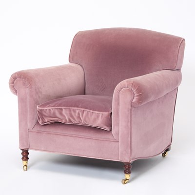 Lot 285 - George Smith Style Upholstered Club Chair