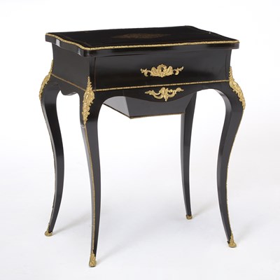 Lot 142 - Louis Phillippe Bronze Ebonized Dressing Table