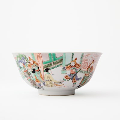 Lot 212 - A Chinese Famille Verte Porcelain Bowl