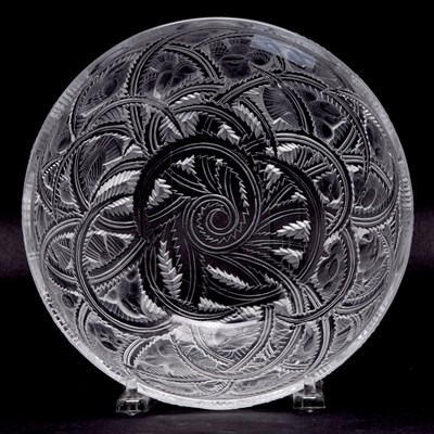 Lot 774 - Lalique Molded Glass "Pinsons" Bowl