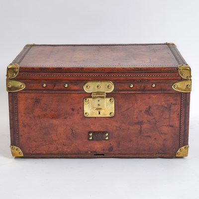 Lot 786 - Louis Vuitton Natural Cowhide Leather Cabin Trunk