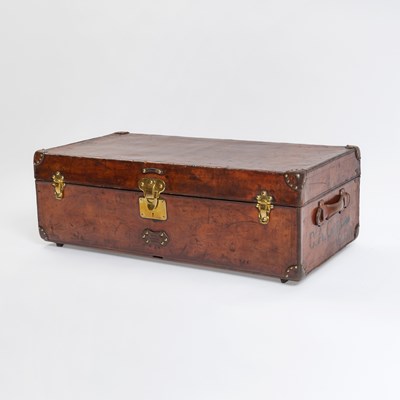 Lot 787 - Louis Vuitton Natural Cowhide Leather Cabin Trunk